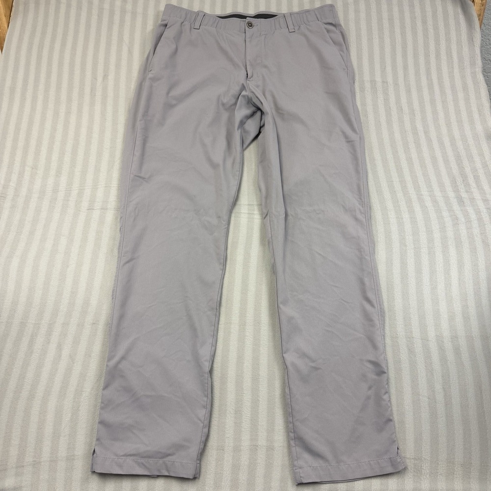 Under Armour Golf Showdown Pants Mens 38x34 Gray Straight Performance